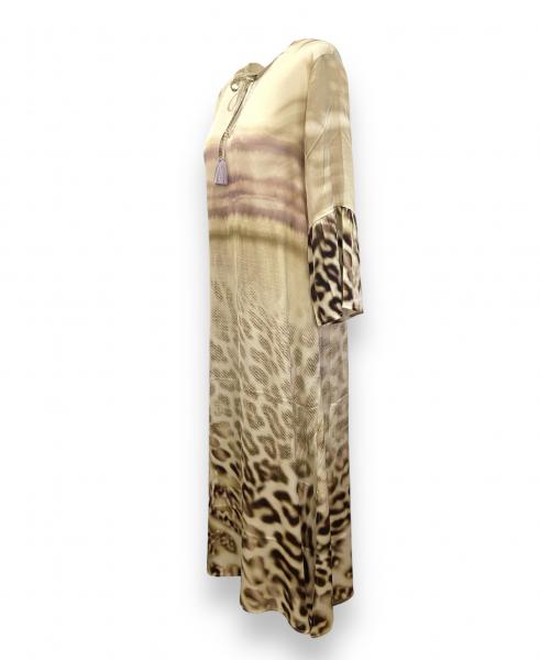 Yippie Hippie Kleid Beige mit Leopard