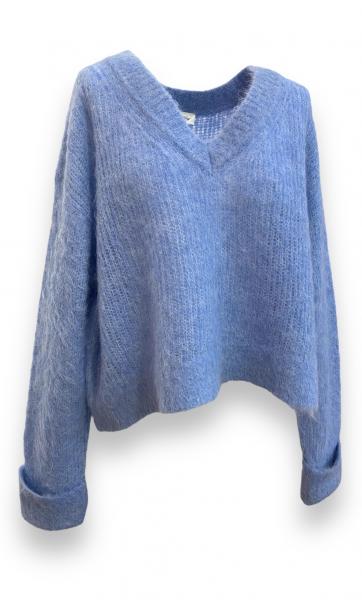 American Vintage Pullover BYMI blau